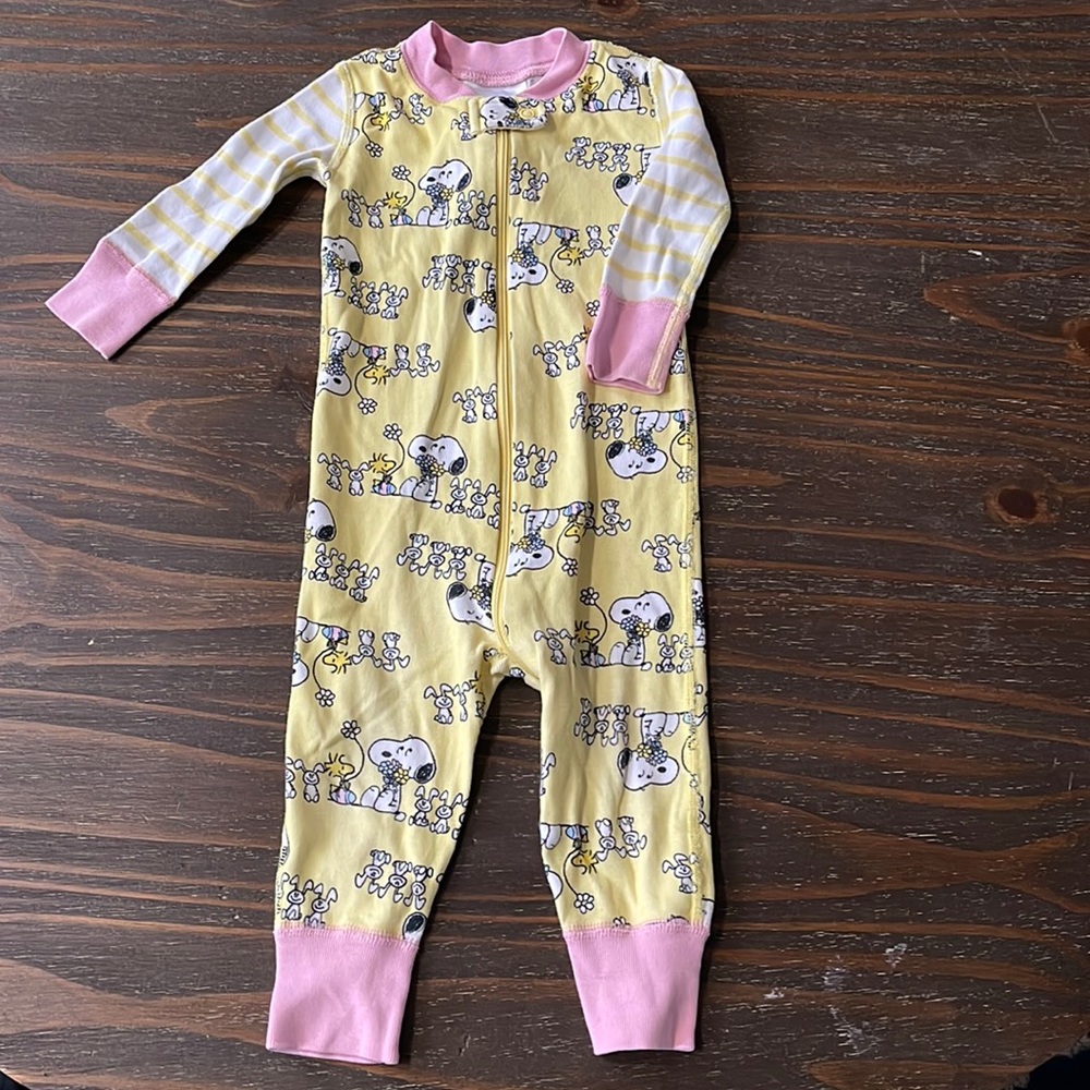 Hanna Andersson peanuts bunny pajamas